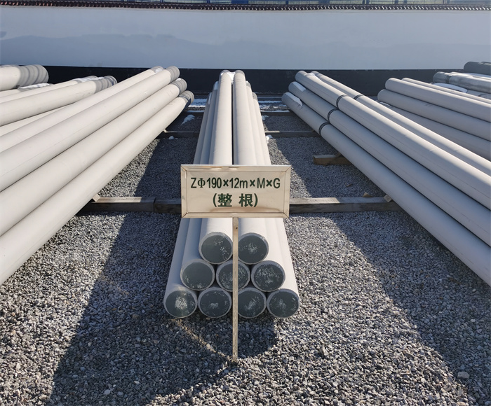 五家渠190×12米钢筋混凝土水泥电线杆